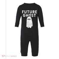 Future Ghost Funny Happy Halloween Costume Infant Fleece One Piece thumb 0