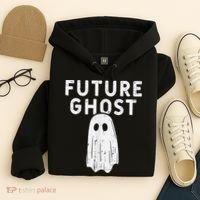 Future Ghost Funny Happy Halloween Costume Hoodie thumb 4