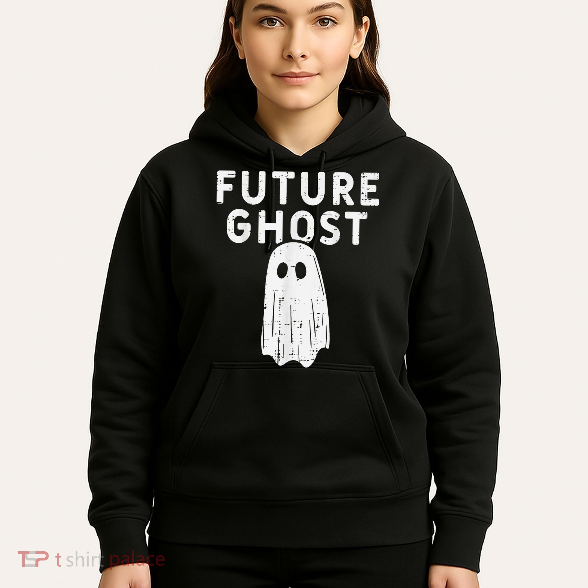 Future Ghost Funny Happy Halloween Costume Hoodie