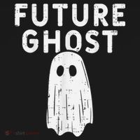 Future Ghost Funny Happy Halloween Costume Apron thumb 3