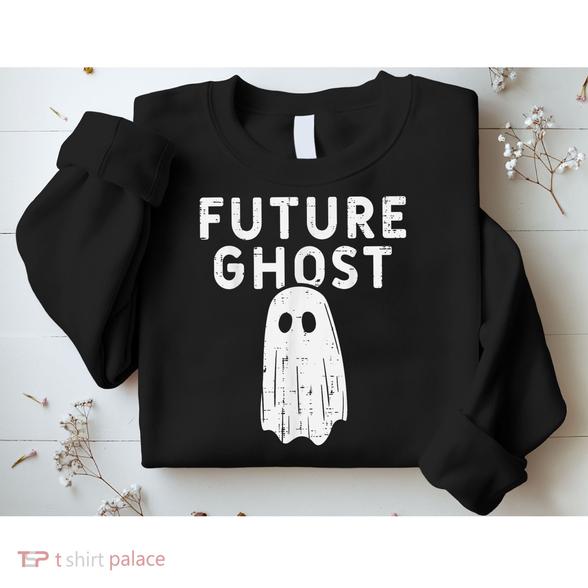 Future Ghost Funny Happy Halloween Costume Sweatshirt