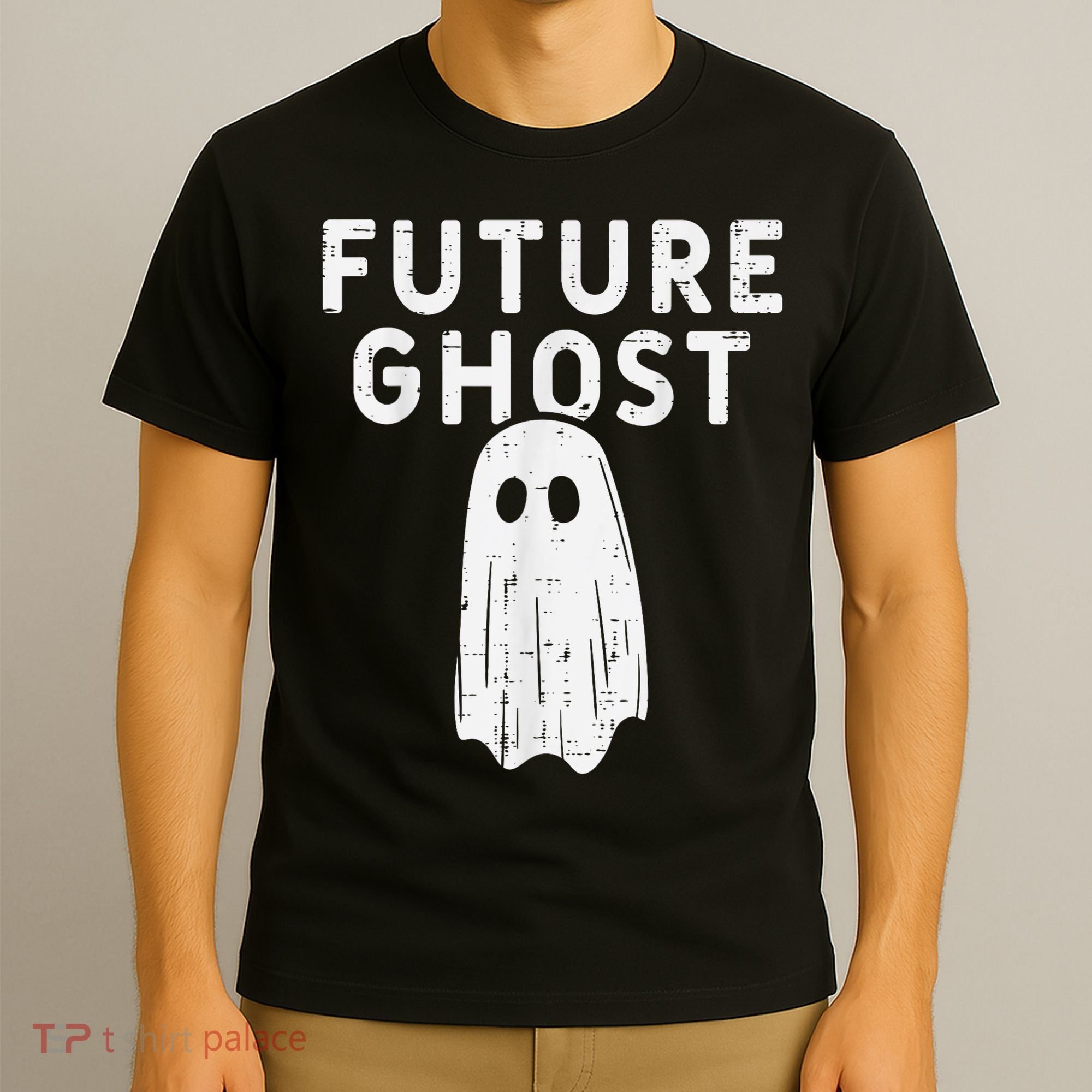 Future Ghost Funny Happy Halloween Costume T-Shirt
