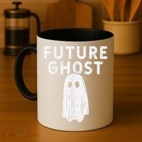 Future Ghost Funny Happy Halloween Costume Coffee Mug thumb 4