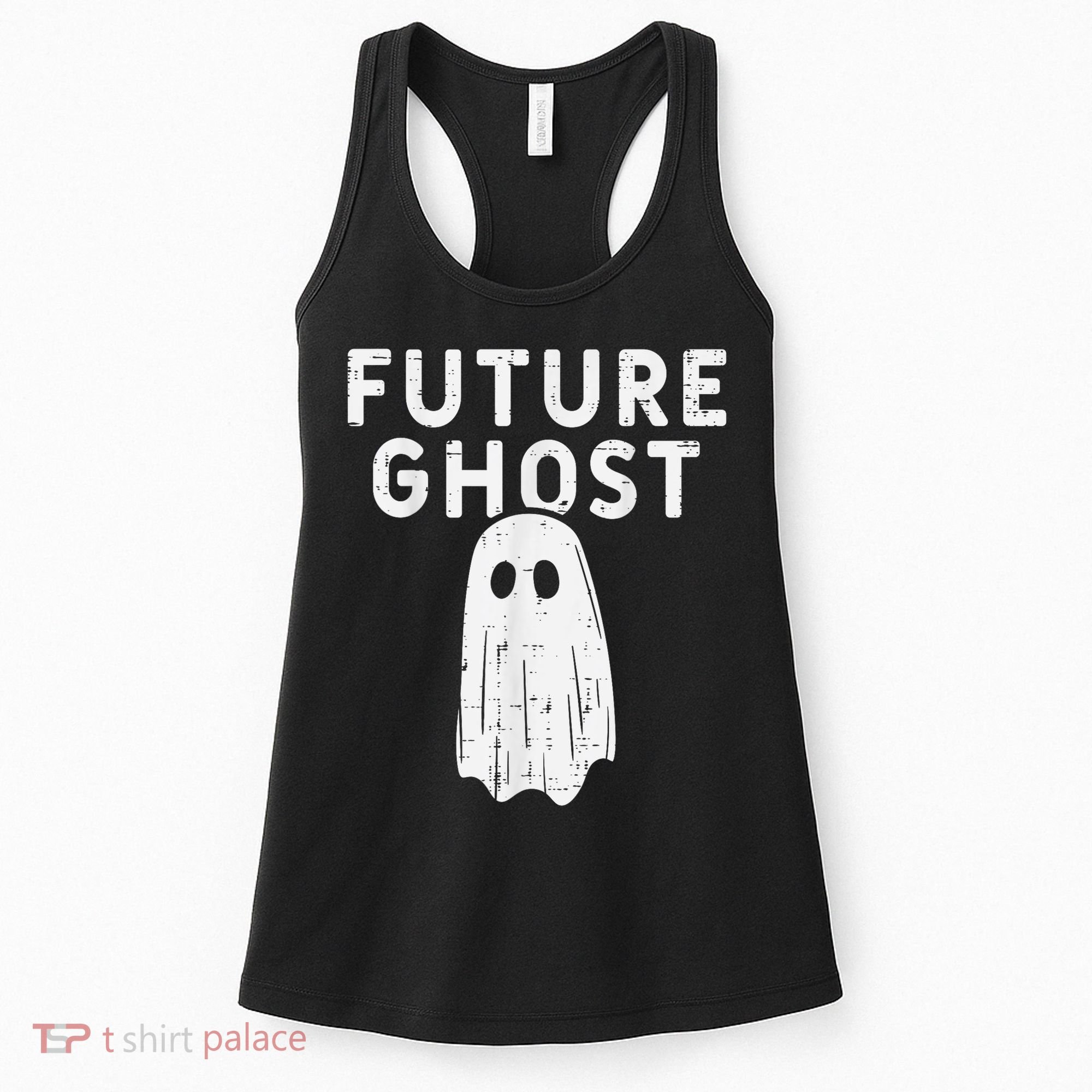 Future Ghost Funny Happy Halloween Costume Women's Tank Top