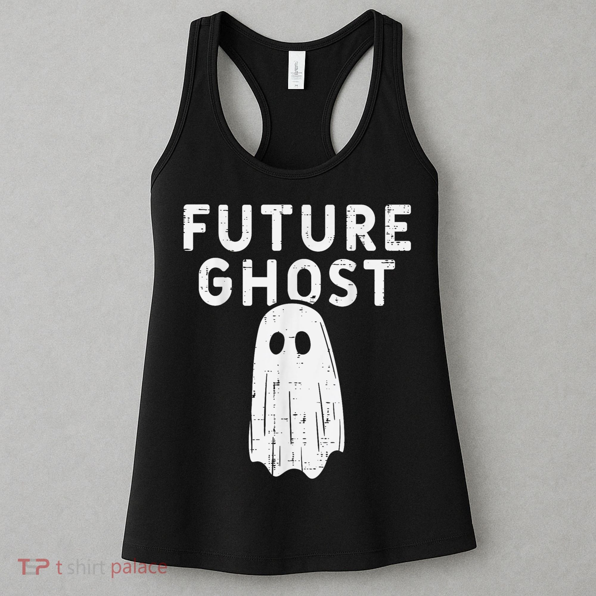 Future Ghost Funny Happy Halloween Costume Women's Tank Top