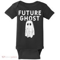 Future Ghost Funny Happy Halloween Costume Baby Bodysuit thumb 0