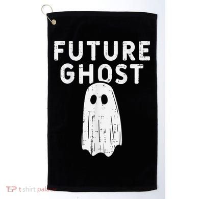 Future Ghost Funny Happy Halloween Costume Golf Towel