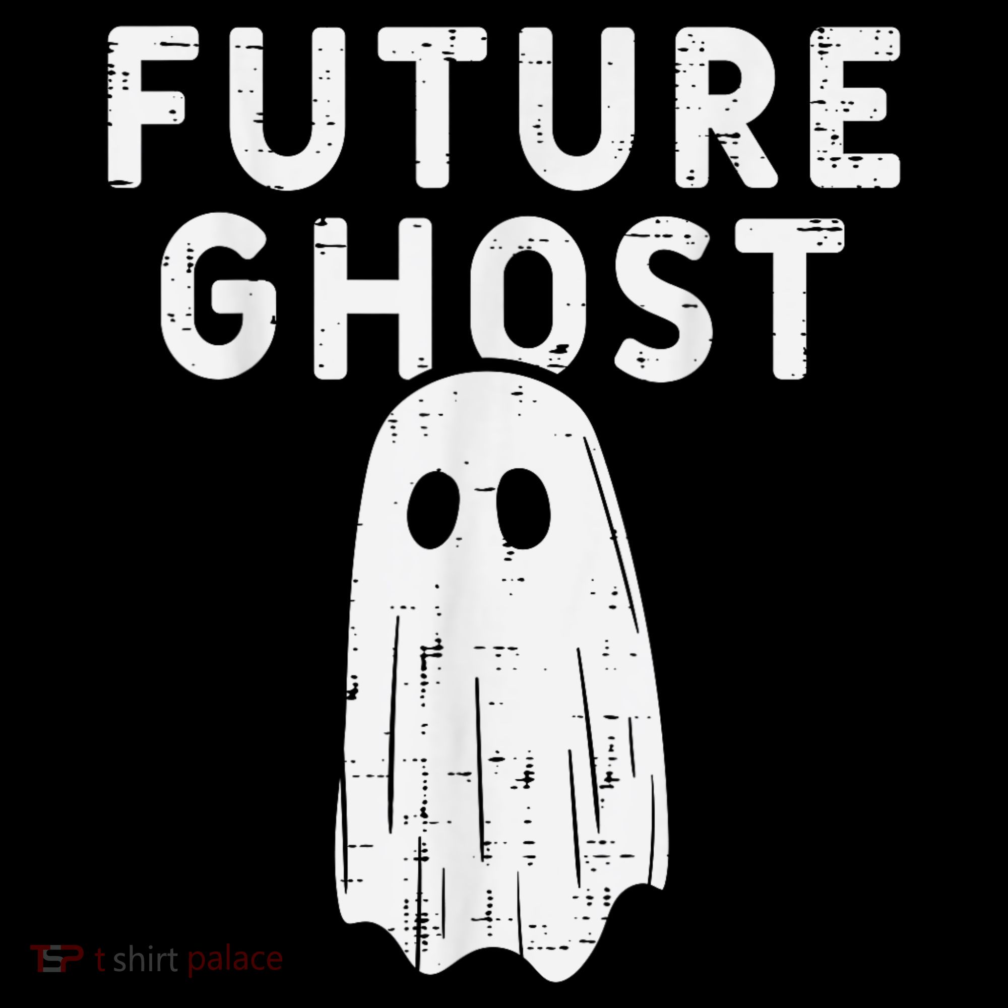 Future Ghost Funny Happy Halloween Costume Women's Long Sleeve Shirt