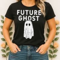 Future Ghost Funny Happy Halloween Costume Women's T-Shirt thumb 2