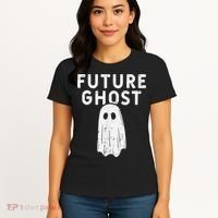 Future Ghost Funny Happy Halloween Costume Women's T-Shirt thumb 4