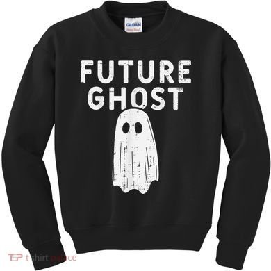 Future Ghost Funny Happy Halloween Costume Kids Sweatshirt