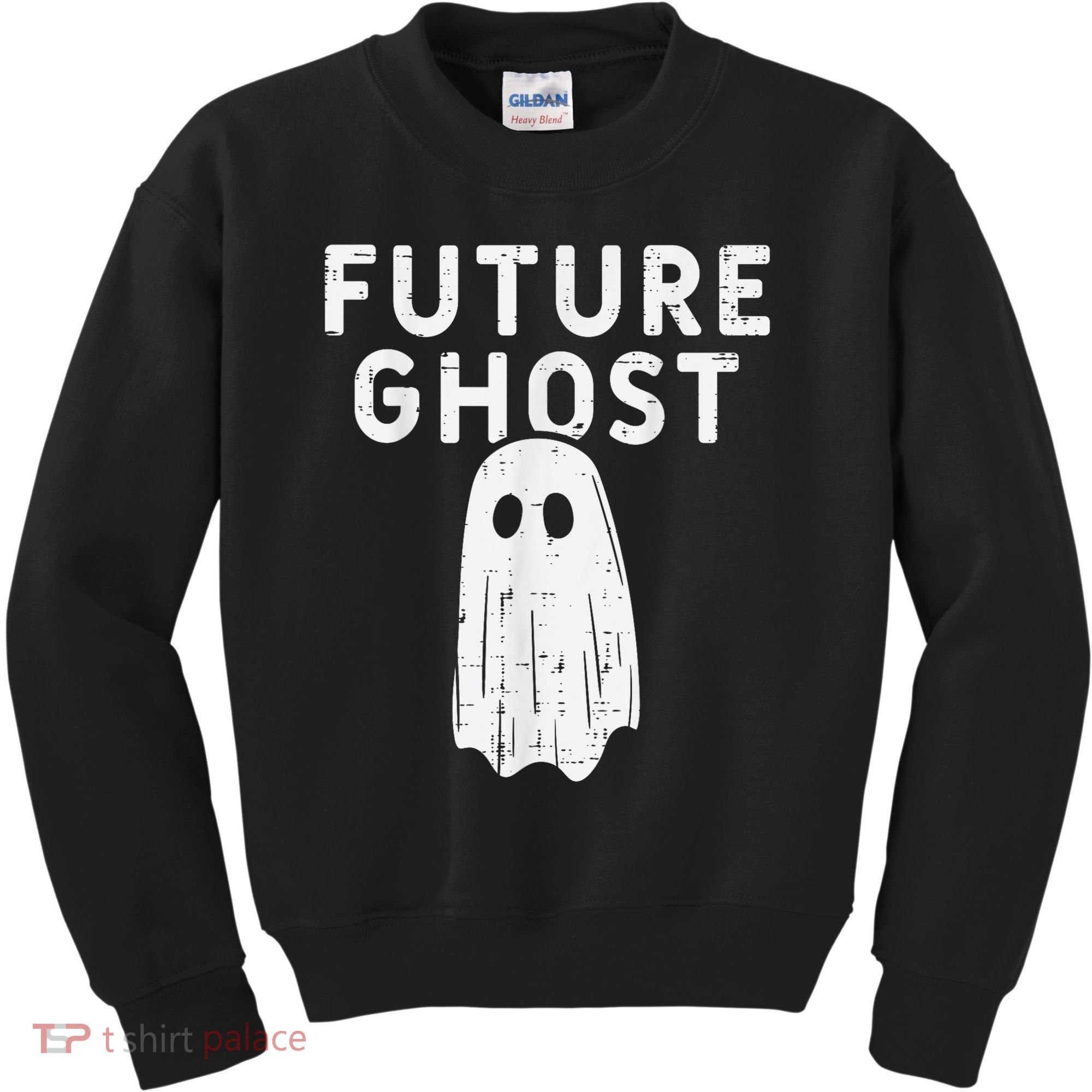 Future Ghost Funny Happy Halloween Costume Kids Sweatshirt
