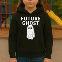 Future Ghost Funny Happy Halloween Costume Kids Hoodie thumb 3
