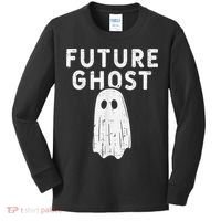 Future Ghost Funny Happy Halloween Costume Kids Long Sleeve Shirt thumb 0