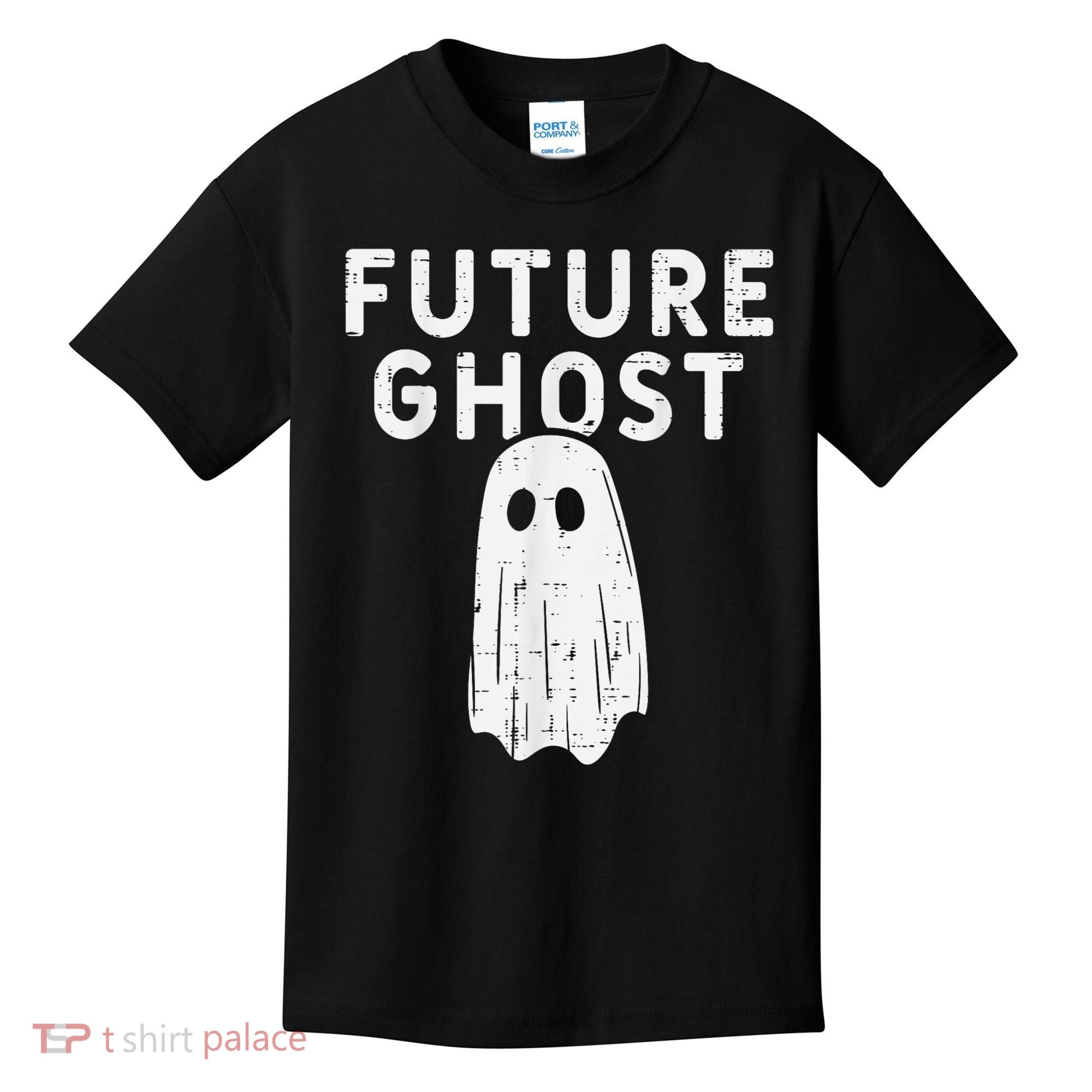 Future Ghost Funny Happy Halloween Costume Kids T-Shirt
