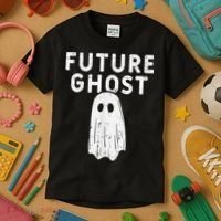 Future Ghost Funny Happy Halloween Costume Kids T-Shirt thumb 3