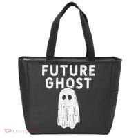 Future Ghost Funny Happy Halloween Costume Tote Bag thumb 0
