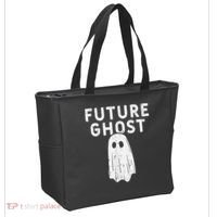 Future Ghost Funny Happy Halloween Costume Tote Bag thumb 2