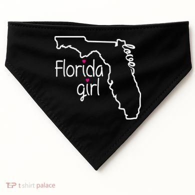 Florida Girl USA-Made Doggie Bandana