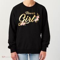 Flower Girl Floral Cute Wedding Women's Sweatshirt thumb 0