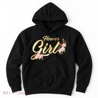 Flower Girl Floral Cute Wedding Hoodie thumb 0