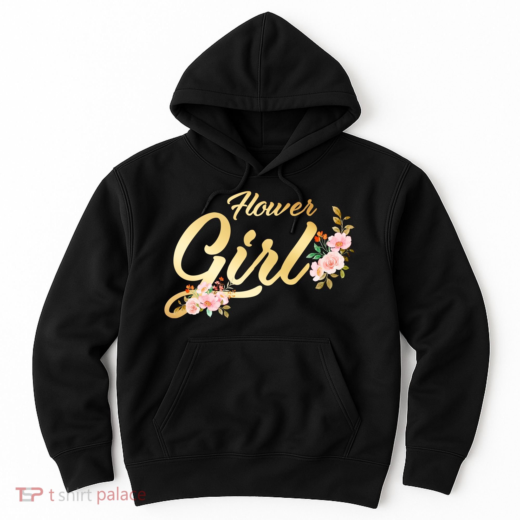 Flower Girl Floral Cute Wedding Hoodie