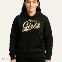 Flower Girl Floral Cute Wedding Hoodie thumb 5
