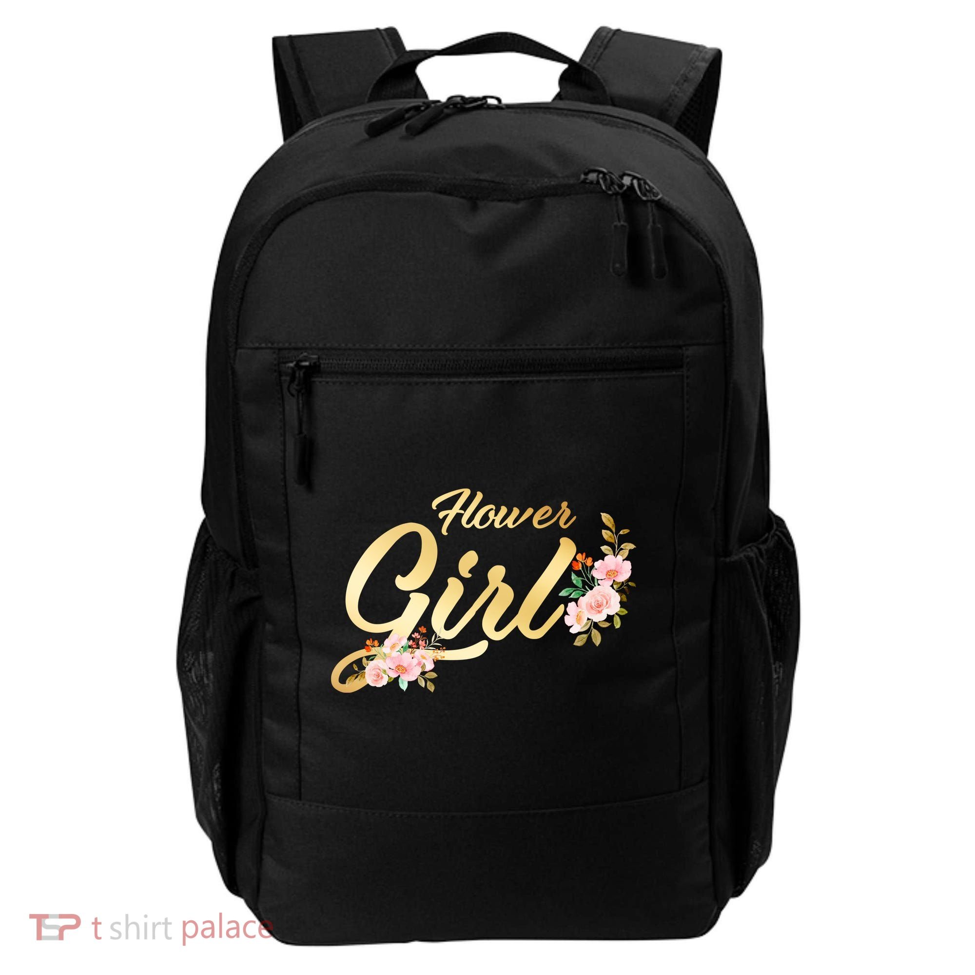 Flower Girl Floral Cute Wedding Backpack