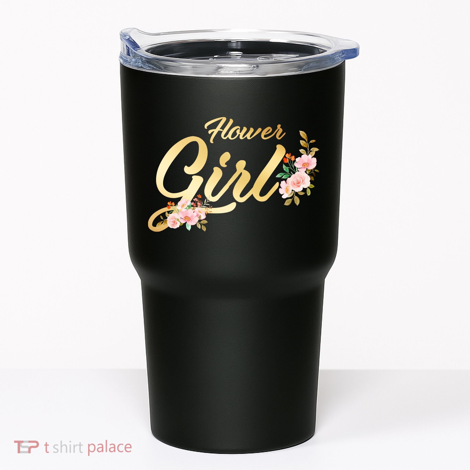 Flower Girl Floral Cute Wedding Tumbler