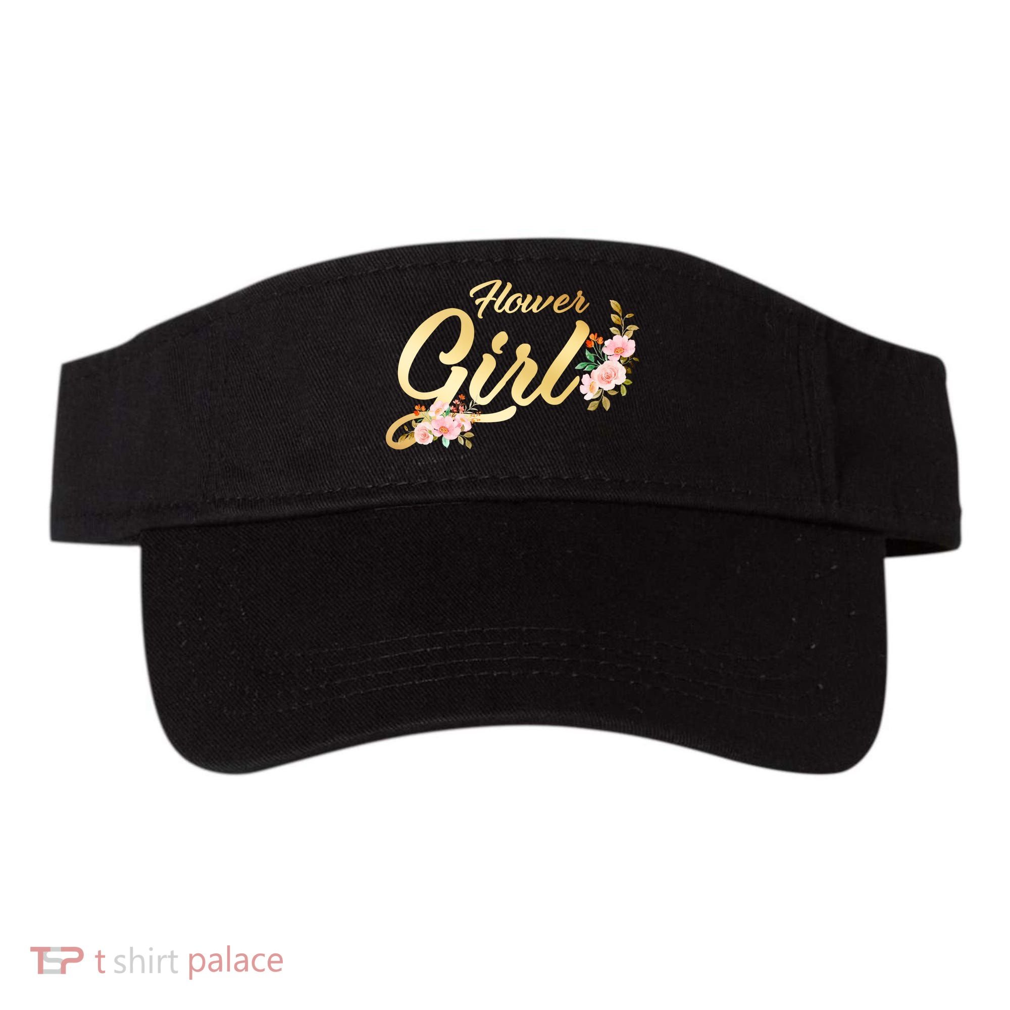Flower Girl Floral Cute Wedding Visor