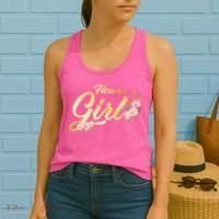 Flower Girl Floral Cute Wedding Women's Tank Top thumb 2
