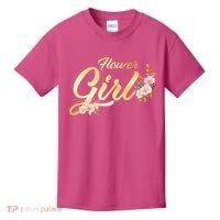 Flower Girl Floral Cute Wedding Kids T-Shirt thumb 0