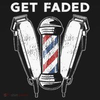 Funny Get Faded Barber Gift For Men Women Cool Hairstylist Apron thumb 3