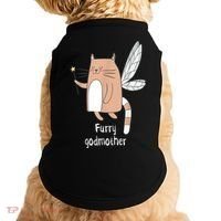 Furry Godmother Funny Cat Godmother Cute Cat Lover Doggie Tank thumb 0