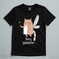Furry Godmother Funny Cat Godmother Cute Cat Lover T-Shirt thumb 5