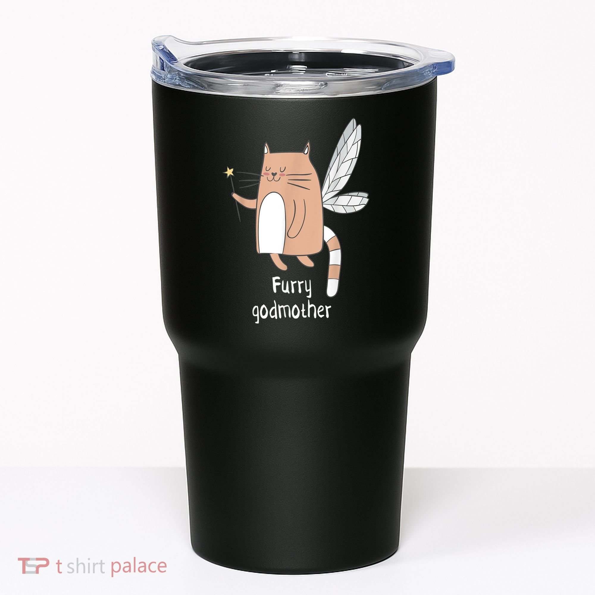 Furry Godmother Funny Cat Godmother Cute Cat Lover Tumbler