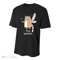 Furry Godmother Funny Cat Godmother Cute Cat Lover Youth Performance Sprint T-Shirt thumb 0