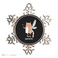 Furry Godmother Funny Cat Godmother Cute Cat Lover Ornament thumb 0