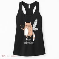 Furry Godmother Funny Cat Godmother Cute Cat Lover Women's Tank Top thumb 0