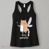 Furry Godmother Funny Cat Godmother Cute Cat Lover Women's Tank Top thumb 3