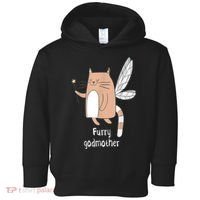 Furry Godmother Funny Cat Godmother Cute Cat Lover Toddler Hoodie thumb 0