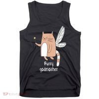 Furry Godmother Funny Cat Godmother Cute Cat Lover Tank Top thumb 0