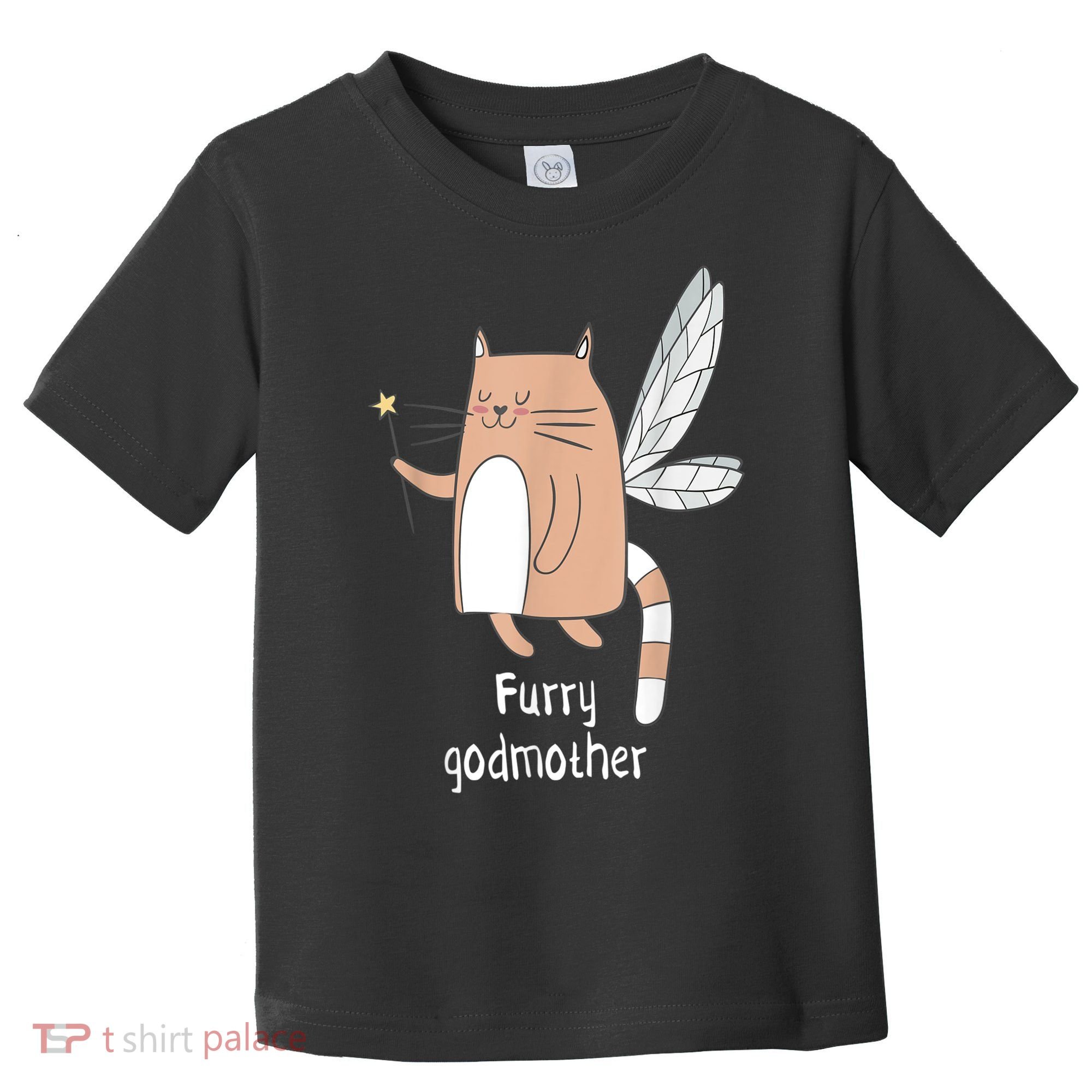Furry Godmother Funny Cat Godmother Cute Cat Lover Toddler T-Shirt