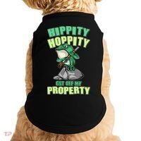 Funny Gun Frog Hippity Hoppity Get Off My Property Doggie Tank thumb 0