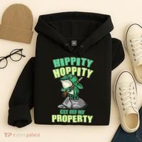 Funny Gun Frog Hippity Hoppity Get Off My Property Hoodie thumb 4