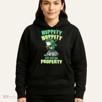 Funny Gun Frog Hippity Hoppity Get Off My Property Hoodie thumb 5