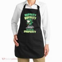 Funny Gun Frog Hippity Hoppity Get Off My Property Apron thumb 2