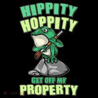 Funny Gun Frog Hippity Hoppity Get Off My Property Coffee Mug thumb 5