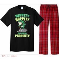 Funny Gun Frog Hippity Hoppity Get Off My Property Pajama Set thumb 0