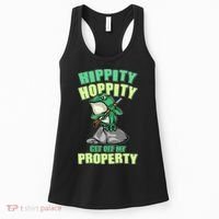 Funny Gun Frog Hippity Hoppity Get Off My Property Women's Tank Top thumb 0